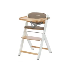 Timba mitwachsender Stuhl Light Wood mit Kissen