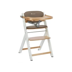 Timba mitwachsender Stuhl Light Wood mit Kissen