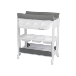 Wickeltisch mit Badewanne Rosie Mineral Grey