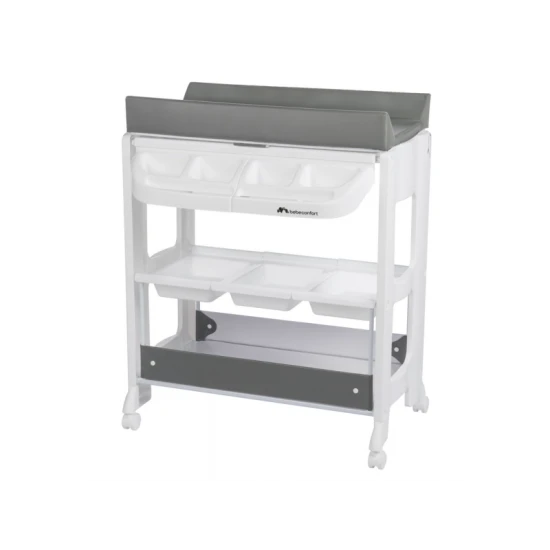 Wickeltisch mit Badewanne Rosie Mineral Grey – BebeConfort 2905085210BC