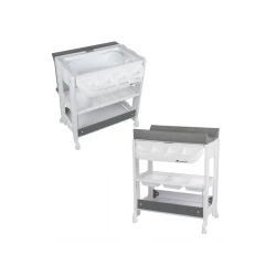 Wickeltisch mit Badewanne Rosie Mineral Grey Wickeltisch mit Badewanne Rosie Mineral Grey