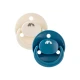 Symmetrischer Silikonschnuller Eco 2ks 0m+ Sand/Blue – BebeConfort 3104202240BC