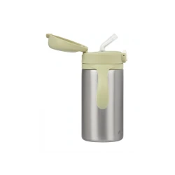 Isolierbecher mit Trinkhalm, Edelstahl 280 ml Green Isolierbecher mit Trinkhalm, Edelstahl 280 ml Green