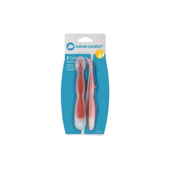 Löffel mit Temperatursensor 2 ks Red – BebeConfort 3105206400BC