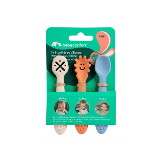 Erste Silikonlöffel 3 ks – BebeConfort 3105209990BC