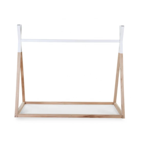 Childhome Natural White 70×140 cm – Kinderbett Tipi aus Buchenholz