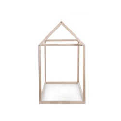 Kinderbett-Gestell Hausbett Natural 70×140 cm