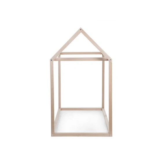 Childhome Natural 70×140 cm – Kinderbett-Gestell Hausbett aus Buche