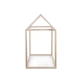 Childhome Natural 70×140 cm – Kinderbett-Gestell Hausbett aus Buche