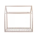 Childhome Natural 70×140 cm – Kinderbett-Gestell Hausbett aus Buche
