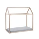 Childhome Natural 70×140 cm – Kinderbett-Gestell Hausbett aus Buche