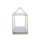 Childhome Natural 70×140 cm – Kinderbett-Gestell Hausbett aus Buche
