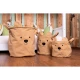 Childhome Teddy Beige 3 ks – 3er-Set Plüsch-Aufbewahrungskörbe Teddy