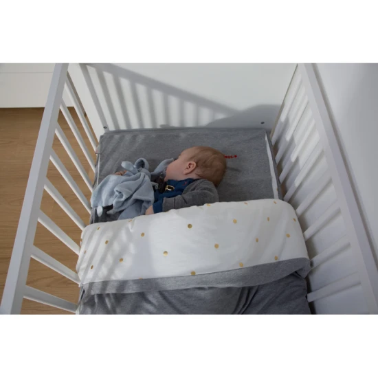 Childhome Jersey Gold Dots – 2-teilige Baumwoll-Kinderbettwäsche