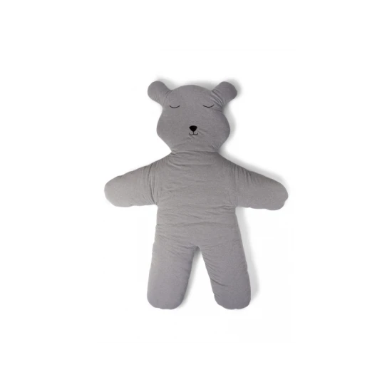 Childhome Medveď Teddy Jersey Grey 150 cm – weiche Spieldecke fürs Kinderzimmer