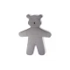 Childhome Medveď Teddy Jersey Grey 150 cm – weiche Spieldecke fürs Kinderzimmer