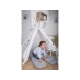 Childhome Medveď Teddy Jersey Grey 150 cm – weiche Spieldecke fürs Kinderzimmer