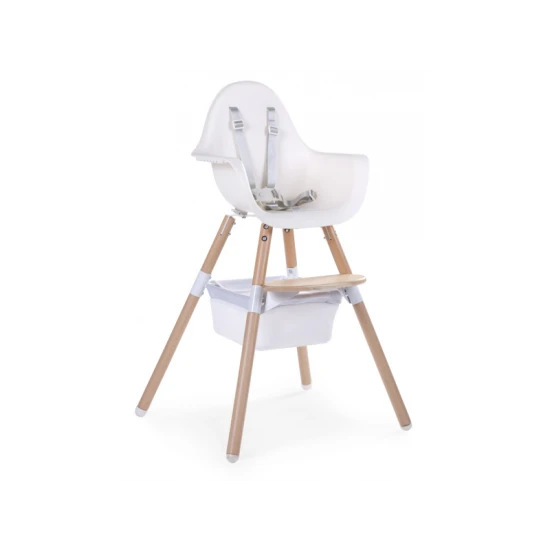 Childhome White – Aufbewahrungskorb für Hochstuhl Evolu 2
