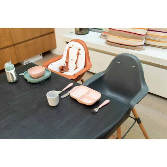 Childhome Jersey Hearts – Sitzpolster für Hochstuhl Evolu