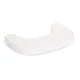 Childhome White – ABS-Tablett mit Silikon-Tischset für Hochstuhl Evolu
