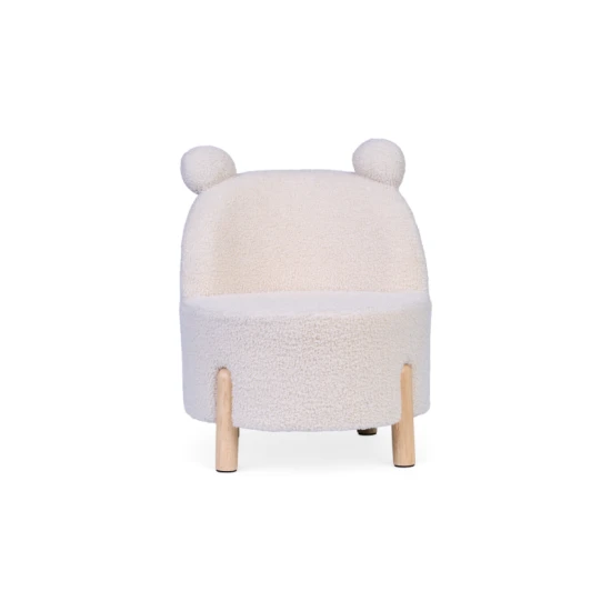 Childhome Off White – Kindersessel mit Plüschbezug
