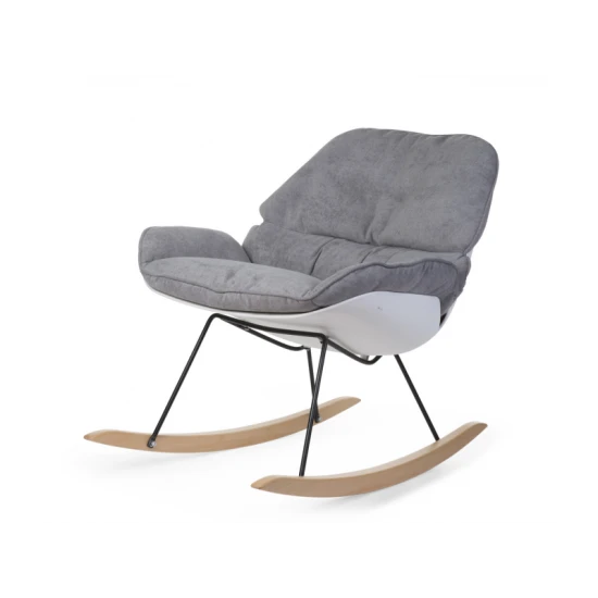 Childhome White Grey – moderner Schaukelstuhl für Eltern