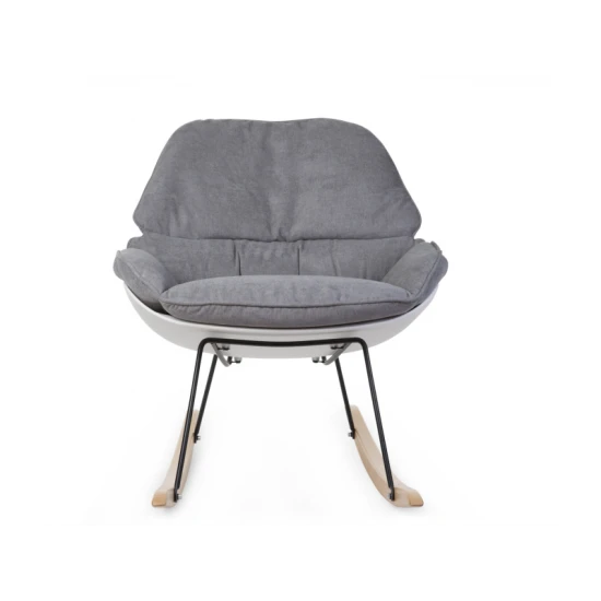 Childhome White Grey – moderner Schaukelstuhl für Eltern
