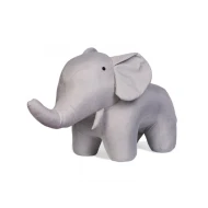 Textil-Elefant stehend Grey