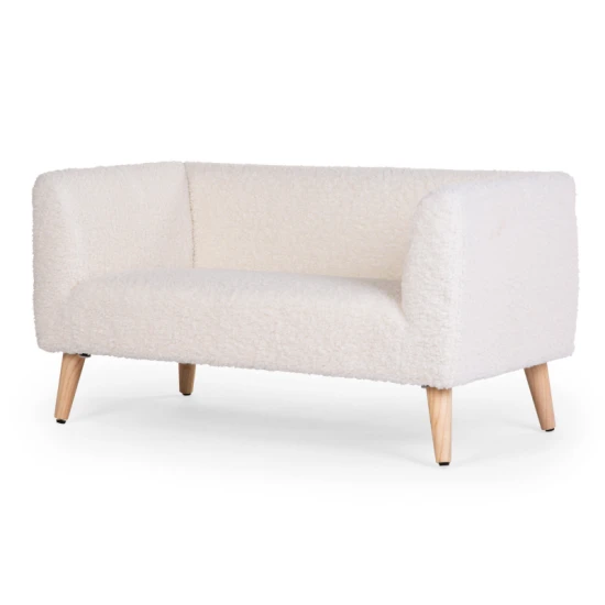 Childhome Off White – Kindersofa mit Plüschbezug