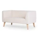 Childhome Off White – Kindersofa mit Plüschbezug