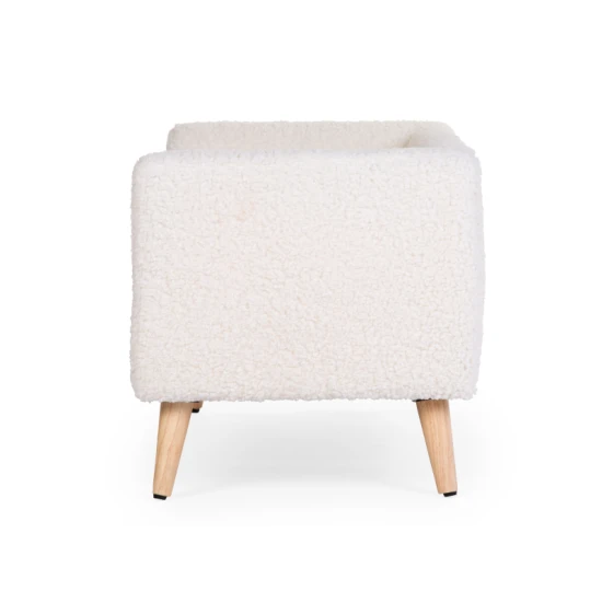 Childhome Off White – Kindersofa mit Plüschbezug