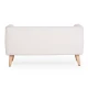 Childhome Off White – Kindersofa mit Plüschbezug