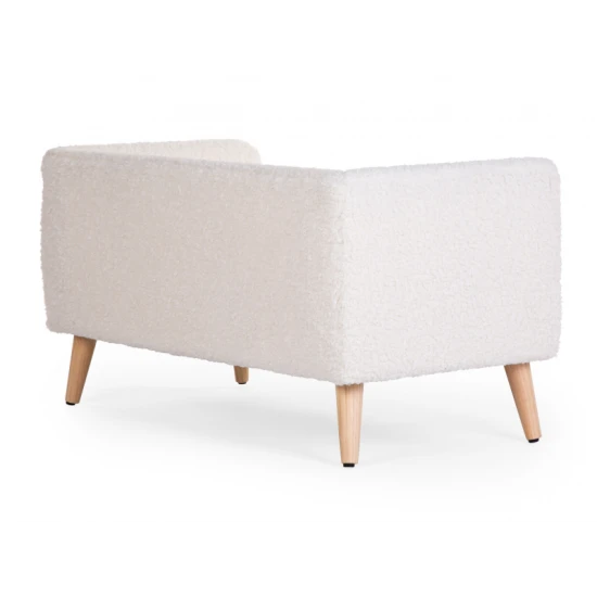 Childhome Off White – Kindersofa mit Plüschbezug