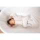 Childhome kovové nohy Jersey Ecru – Babykorb aus Rattan mit Matratze