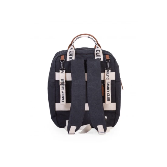 Childhome Family Club Black – Wickelrucksack 40×30×16 cm