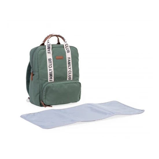 Childhome Family Club Green – Wickelrucksack 40×30×16 cm