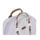 Childhome Family Club Off White – Wickelrucksack 40×30×16 cm