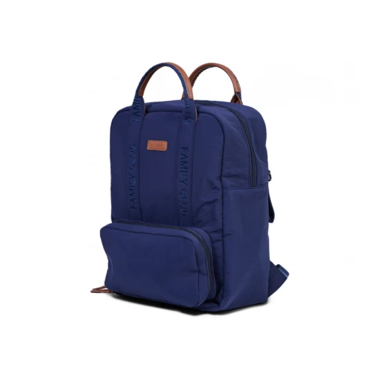 Childhome Family Club Signature Urban Navy – Wickelrucksack 40×30×16 cm