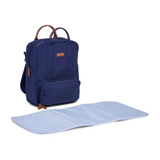 Childhome Family Club Signature Urban Navy – Wickelrucksack 40×30×16 cm
