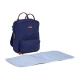 Childhome Family Club Signature Urban Navy – Wickelrucksack 40×30×16 cm
