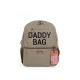 Childhome Daddy Bag Canvas Khaki – Wickelrucksack für Papas