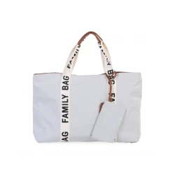 Reisetasche Family Bag Canvas Off White