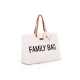 Childhome Family Bag Teddy Off White – Reisetasche 55×40×18 cm