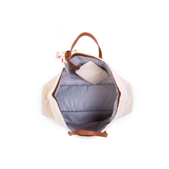 Childhome Family Bag Teddy Off White – Reisetasche 55×40×18 cm