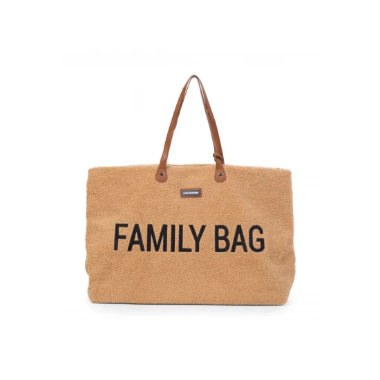 Childhome Family Bag Teddy Beige – Reisetasche 55×40×18 cm