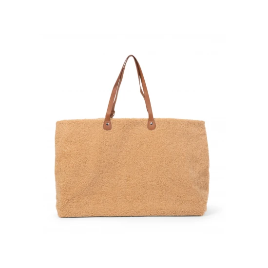 Childhome Family Bag Teddy Beige – Reisetasche 55×40×18 cm