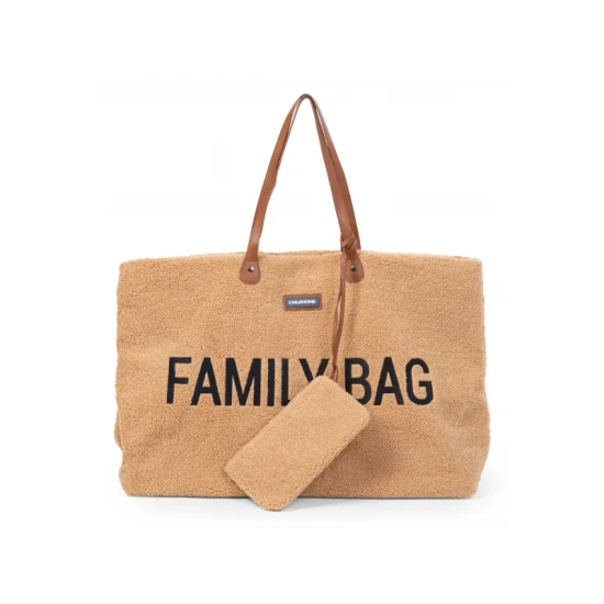 Childhome Family Bag Teddy Beige – Reisetasche 55×40×18 cm
