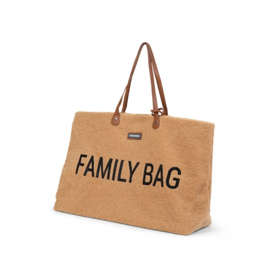 Childhome Family Bag Teddy Beige – Reisetasche 55×40×18 cm