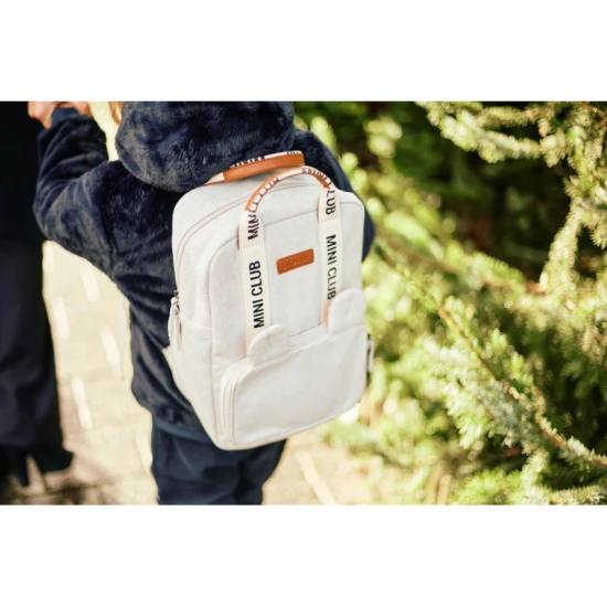 Childhome Mini Club Signature Off White – Kinderrucksack für Kinder von 3–5 Jahren