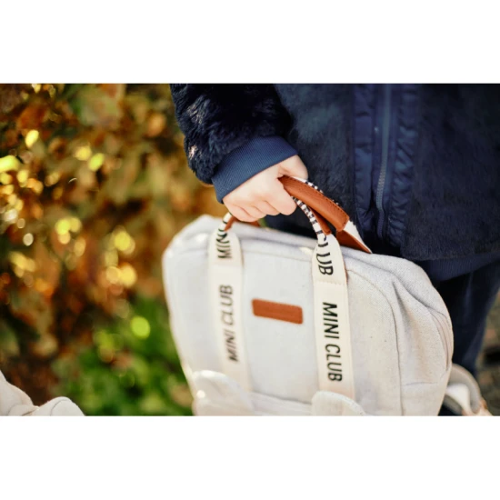 Childhome Mini Club Signature Off White – Kinderrucksack für Kinder von 3–5 Jahren